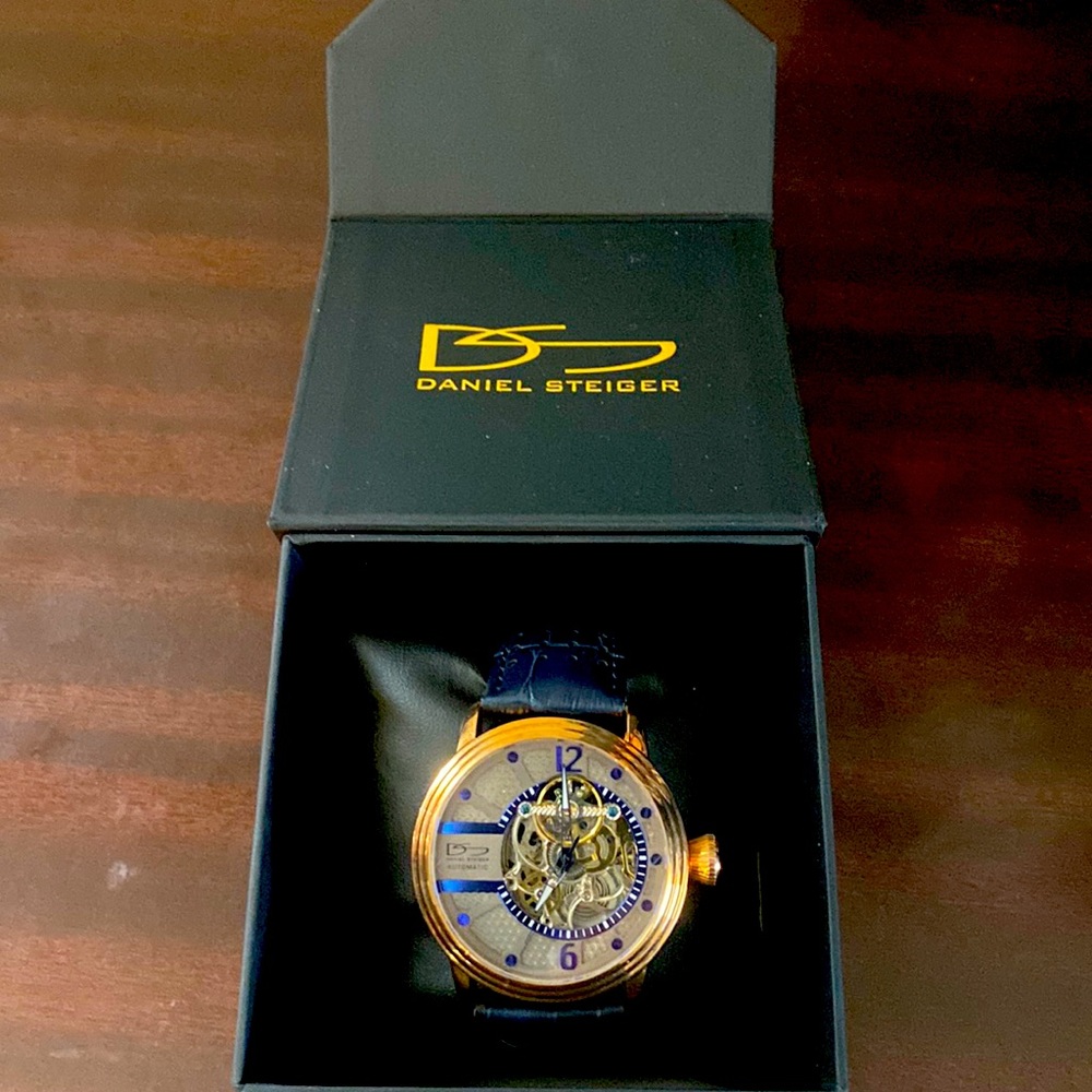 Daniel Steiger Revolution Automatic Blue Watch - image 1